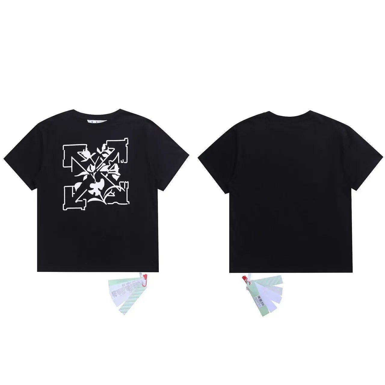Off-White T-Shirts Graphic Arrow-Print Short-Sleeve T-Shirt — 22