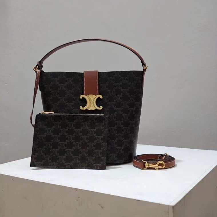 Celine Triomphe-logo bags — 22