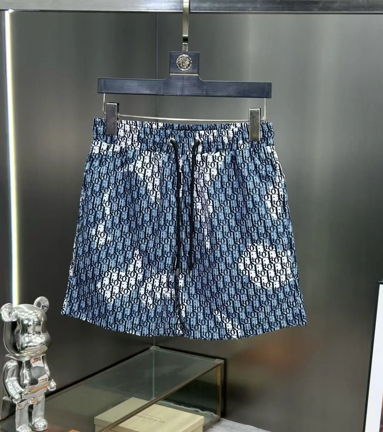 Dior Swimwear Logo Print Swim Shorts — 27