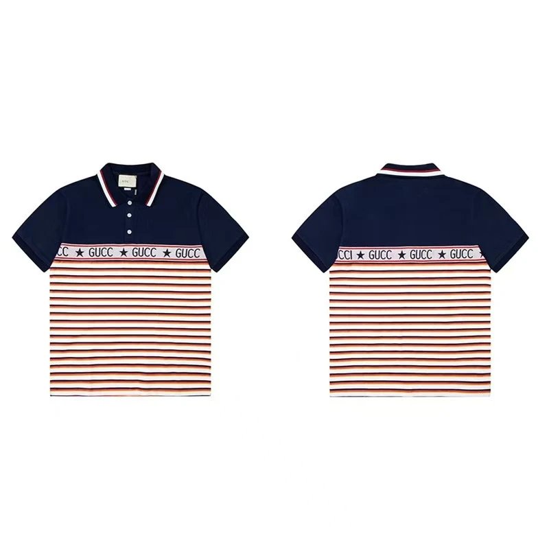 Gucci Shirts Short-Sleeve Polo Shirt — 36
