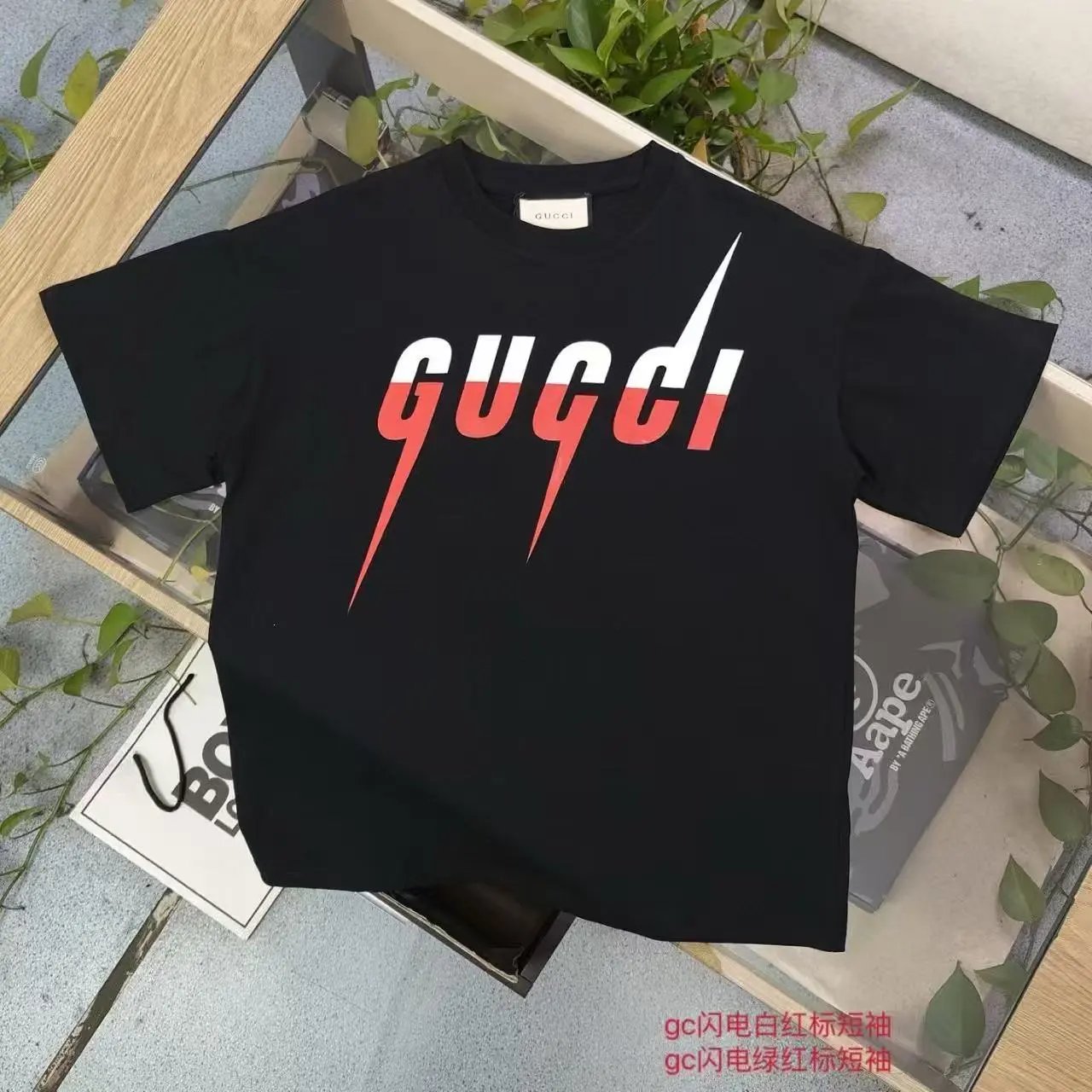 Gucci T-Shirts Short-Sleeve Logo Print — 22