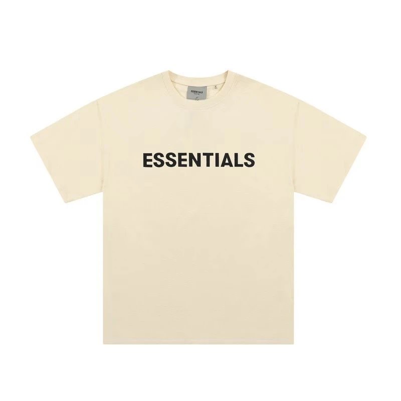 Fear of God T-Shirts Essentials Arched Logo Short-Sleeve T-Shirt — 30
