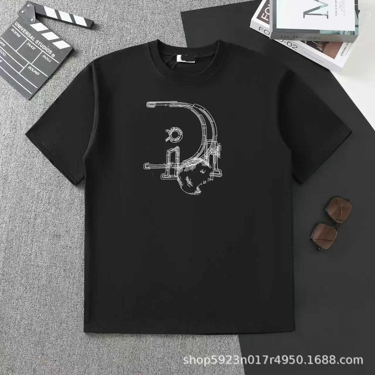 Dior Shirts Short-Sleeve Polo Shirt — 40