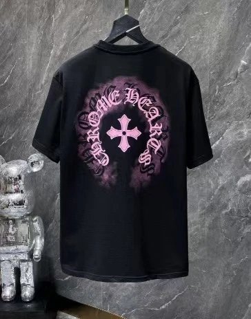 Chrome Hearts T-Shirts Short-Sleeve Cross Graphic — 24