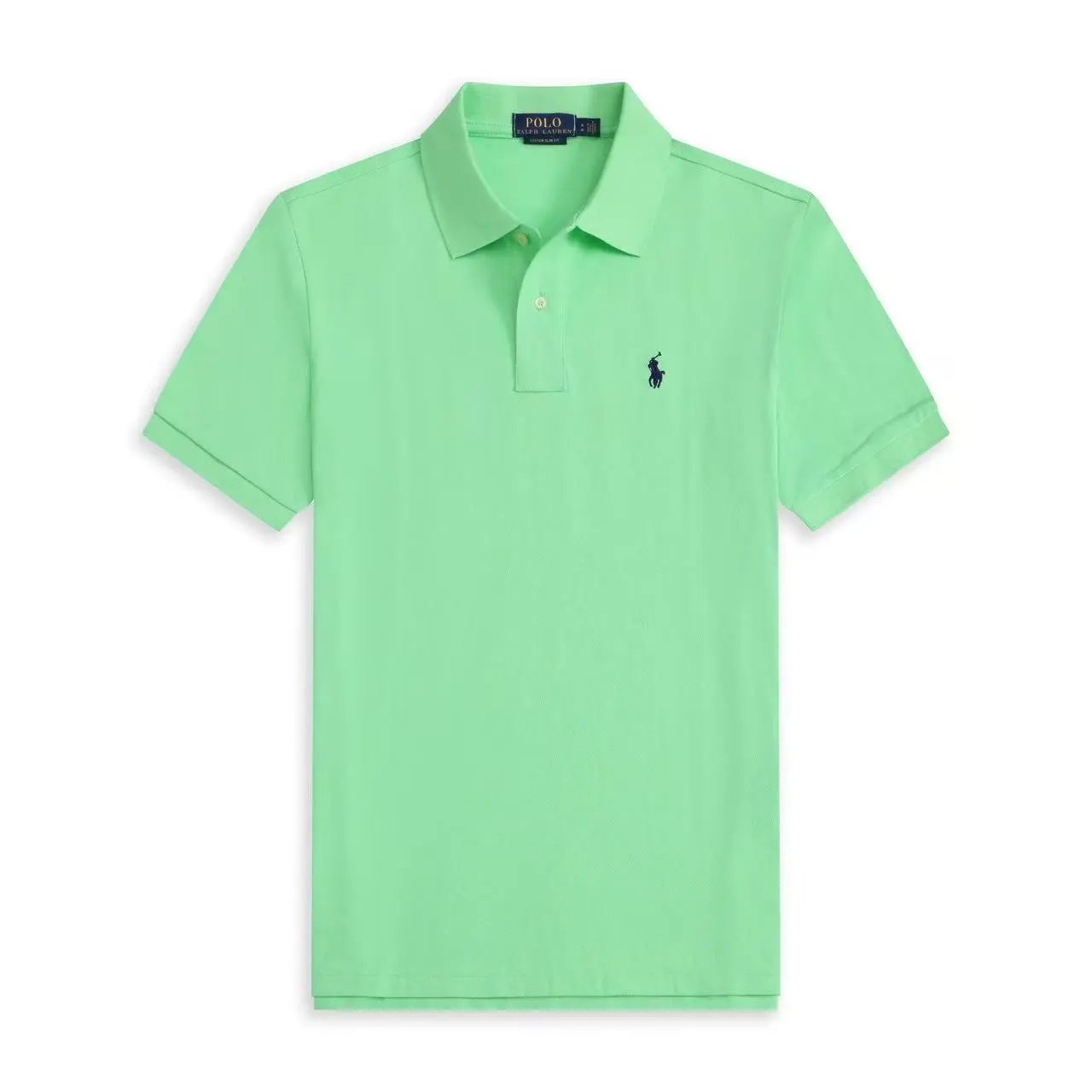 Unbranded T-Shirts Short-Sleeve Polo Shirt with Embroidered Horse Motif — 31