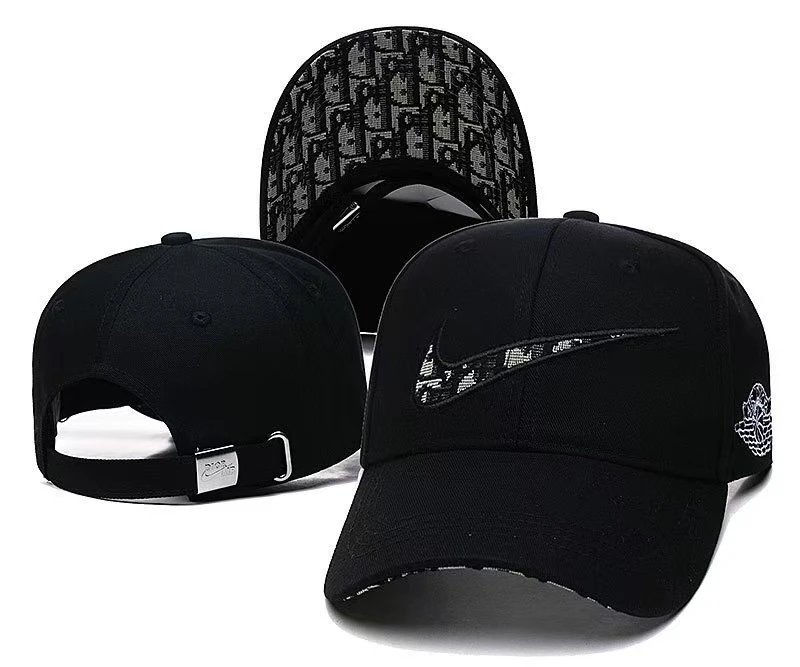 Dior Hats Oblique Monogram Baseball Cap with Embroidered Logo — 25