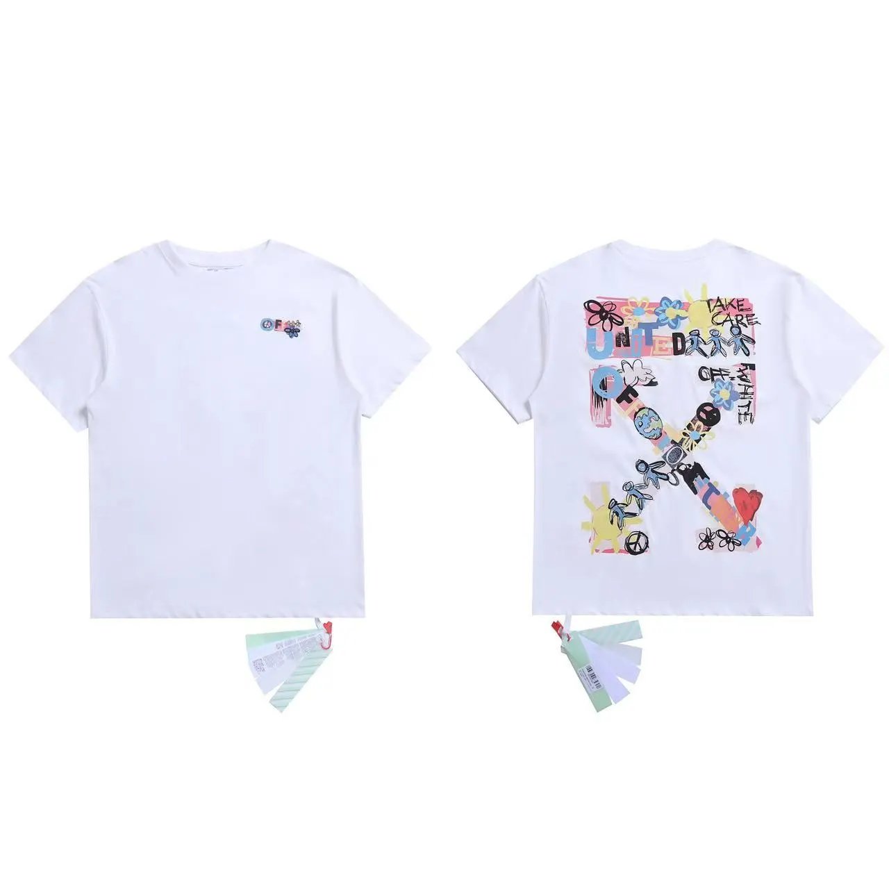 Off-White T-Shirts Graphic Arrow-Print Short-Sleeve T-Shirt — 16
