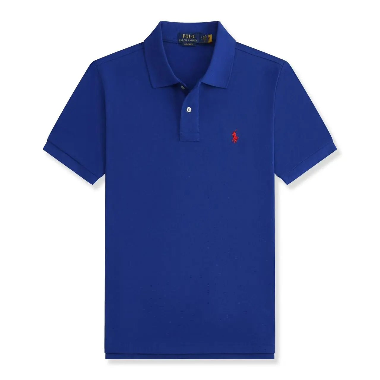 Unbranded T-Shirts Short-Sleeve Polo Shirt with Embroidered Horse Motif — 38