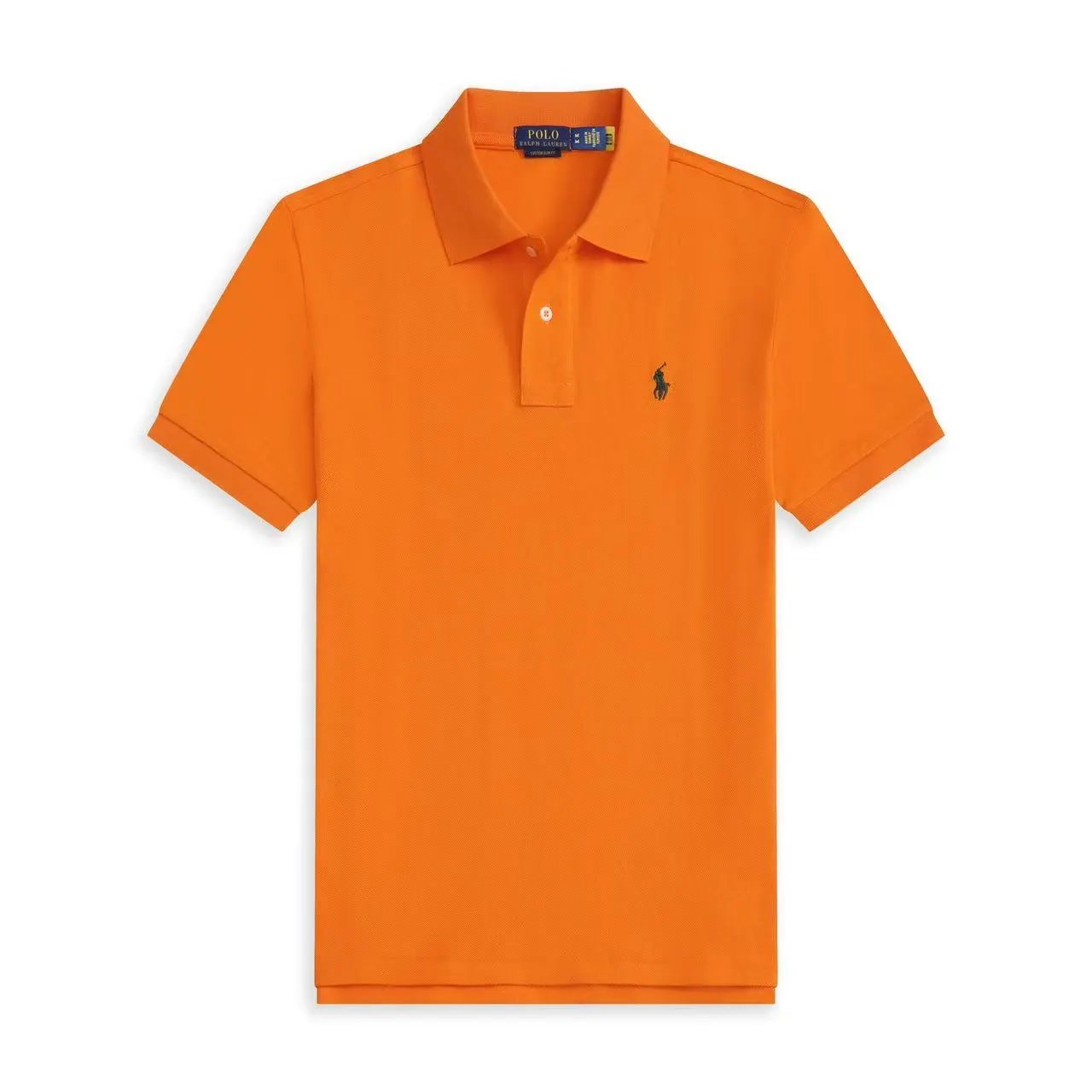 Unbranded T-Shirts Short-Sleeve Polo Shirt with Embroidered Horse Motif — 22