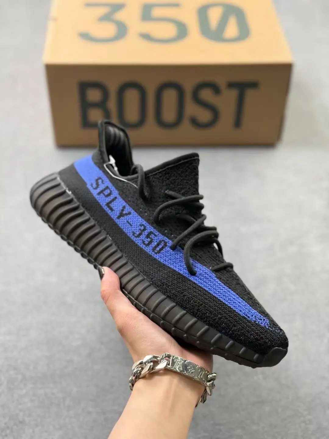 Unbranded Sneakers Knit lace-up with ribbed soles — 37