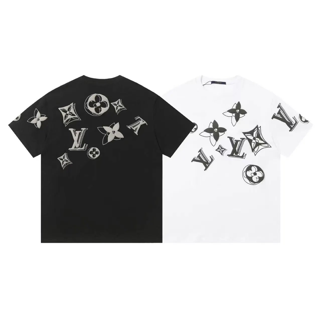 Celine T-Shirts Short-Sleeve Logo Print — 32 black