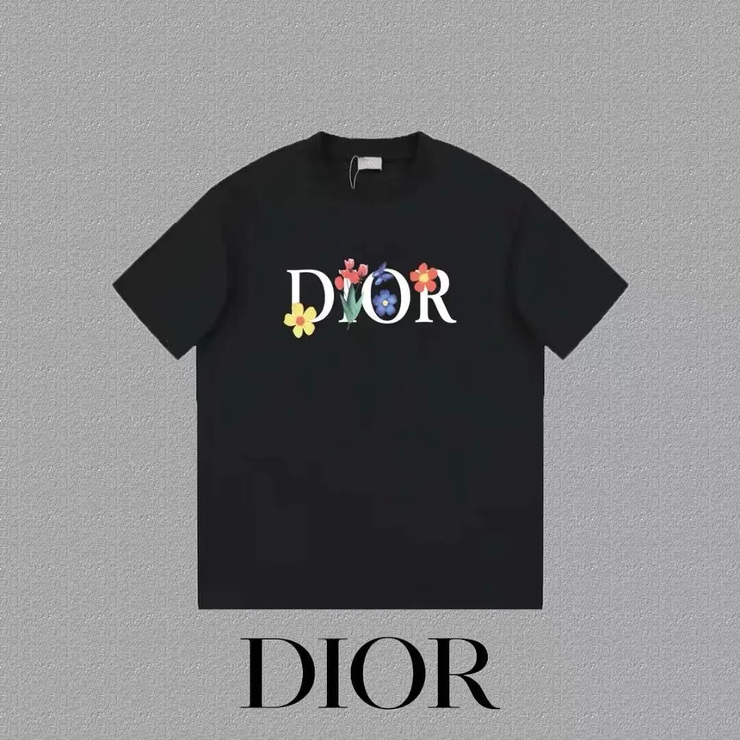 Dior T-Shirts Logo Print Short-Sleeve — 20