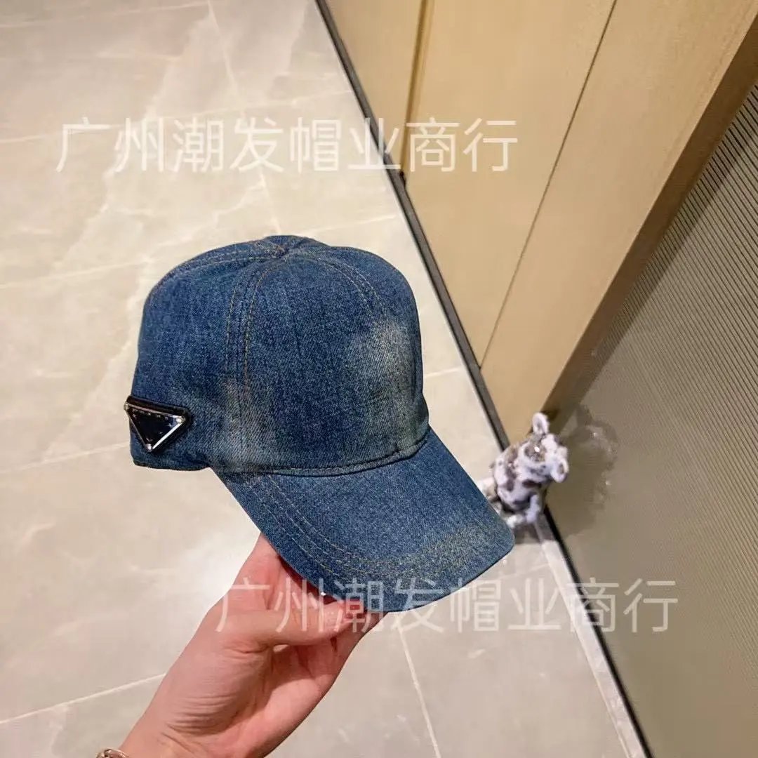 Prada Hats Triangle Plaque Baseball Cap — 26