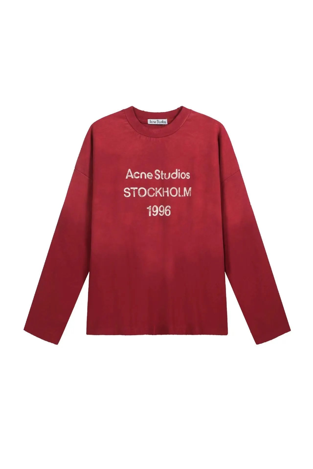Acne Studios T-Shirts Stockholm 1996 Graphic Long-Sleeve T-Shirt — 28