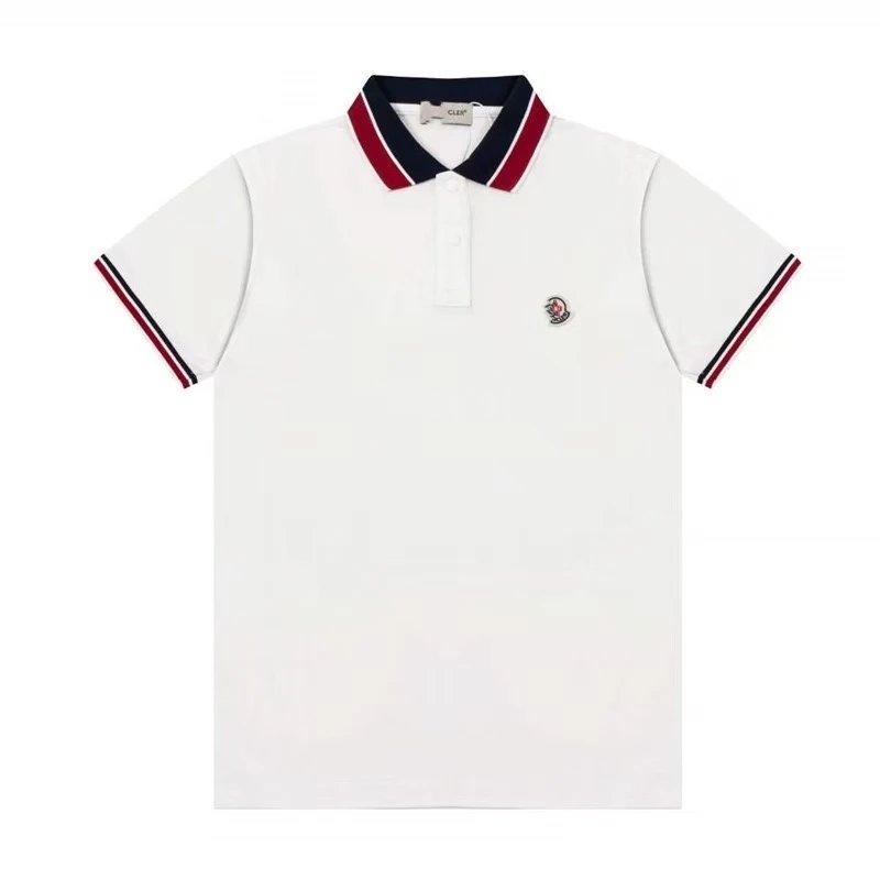 Moncler Shirts Short-Sleeve Logo Polo Shirt — 27