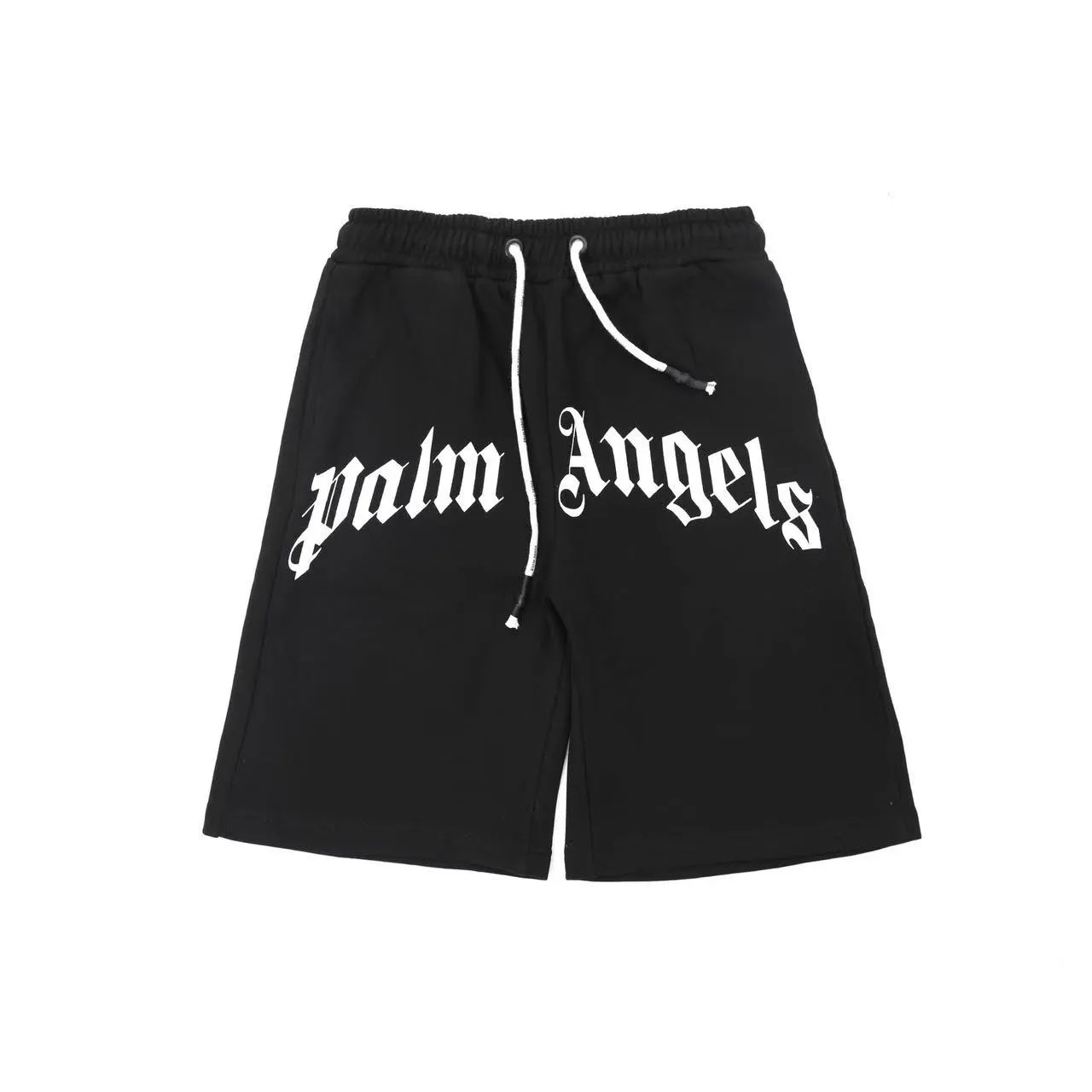 Palm Angels Shorts Elastic-Waist Side-Stripe — 25