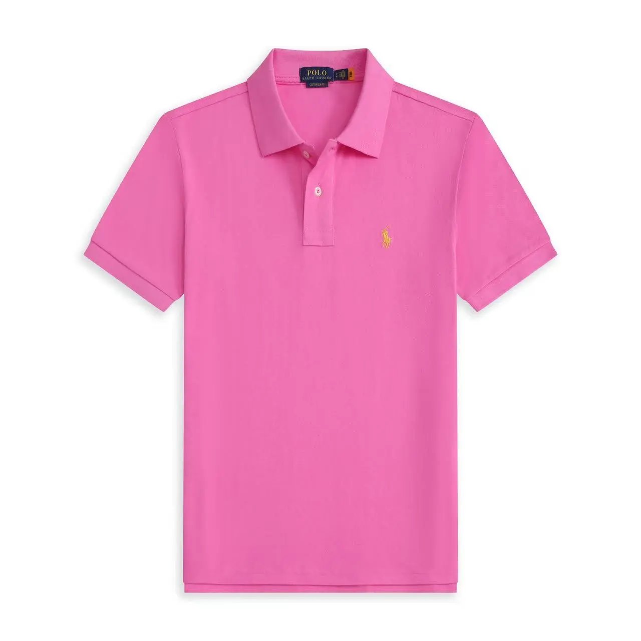 Unbranded T-Shirts Short-Sleeve Polo Shirt with Embroidered Horse Motif — 30
