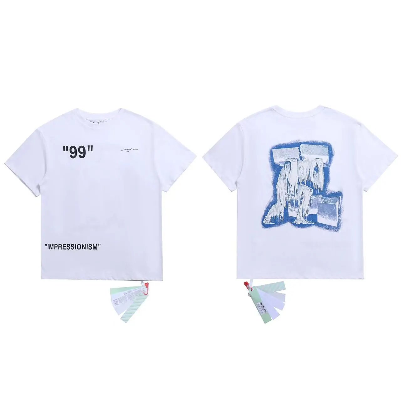 Off-White T-Shirts Graphic Arrow-Print Short-Sleeve T-Shirt — 30