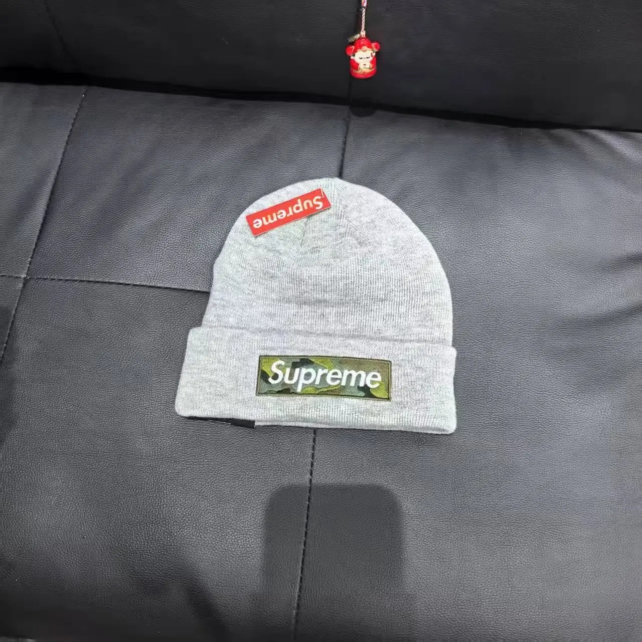 Supreme Hats Bandana Box Logo Knit Beanie — 21
