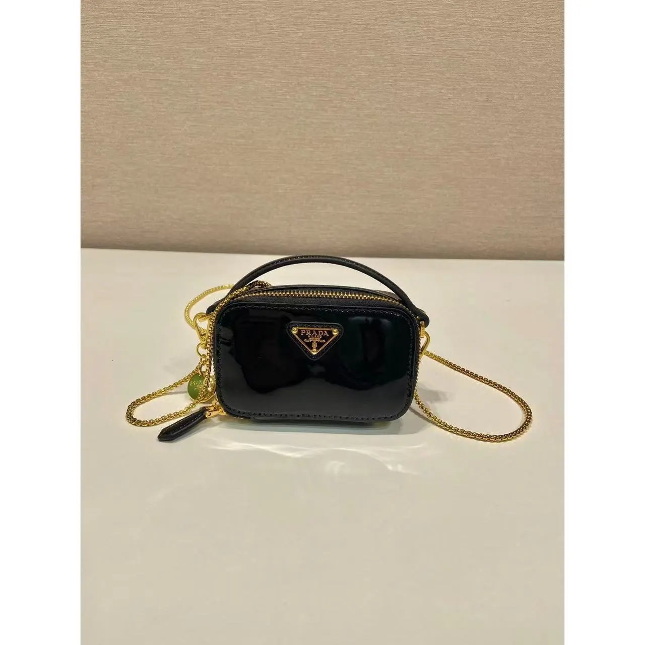Prada Handbags Top-Handle Zip Satchel with Detachable Shoulder Strap — 39