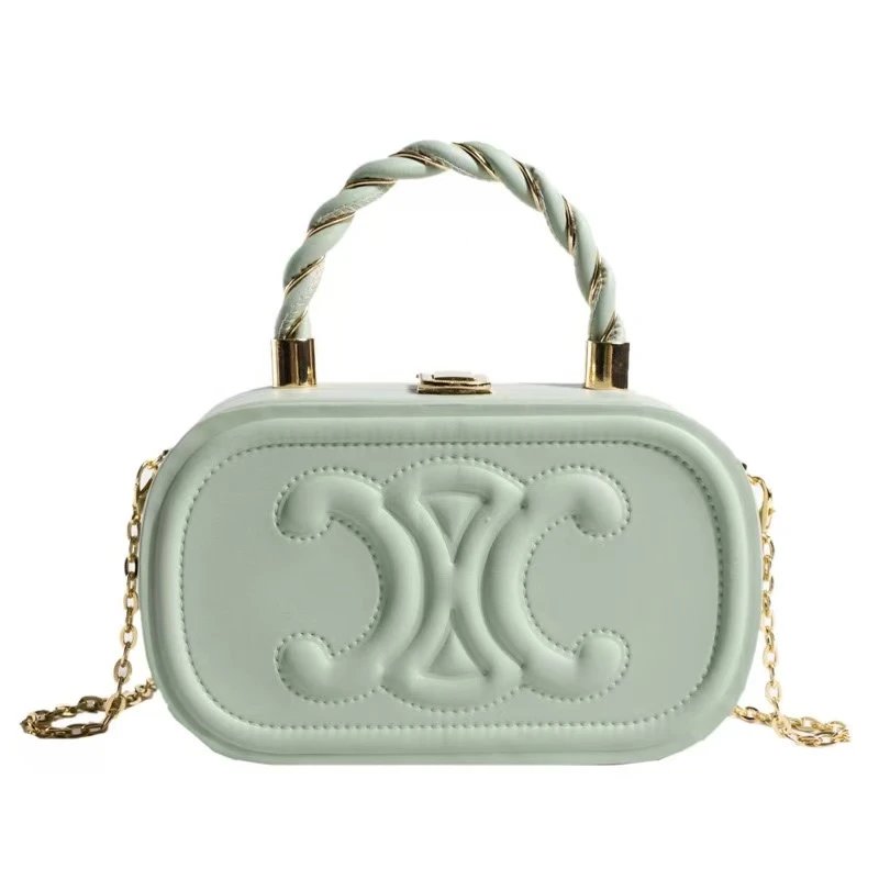 Unbranded Crossbody Bags Mini top-handle bag with embossed double-C motif — 5