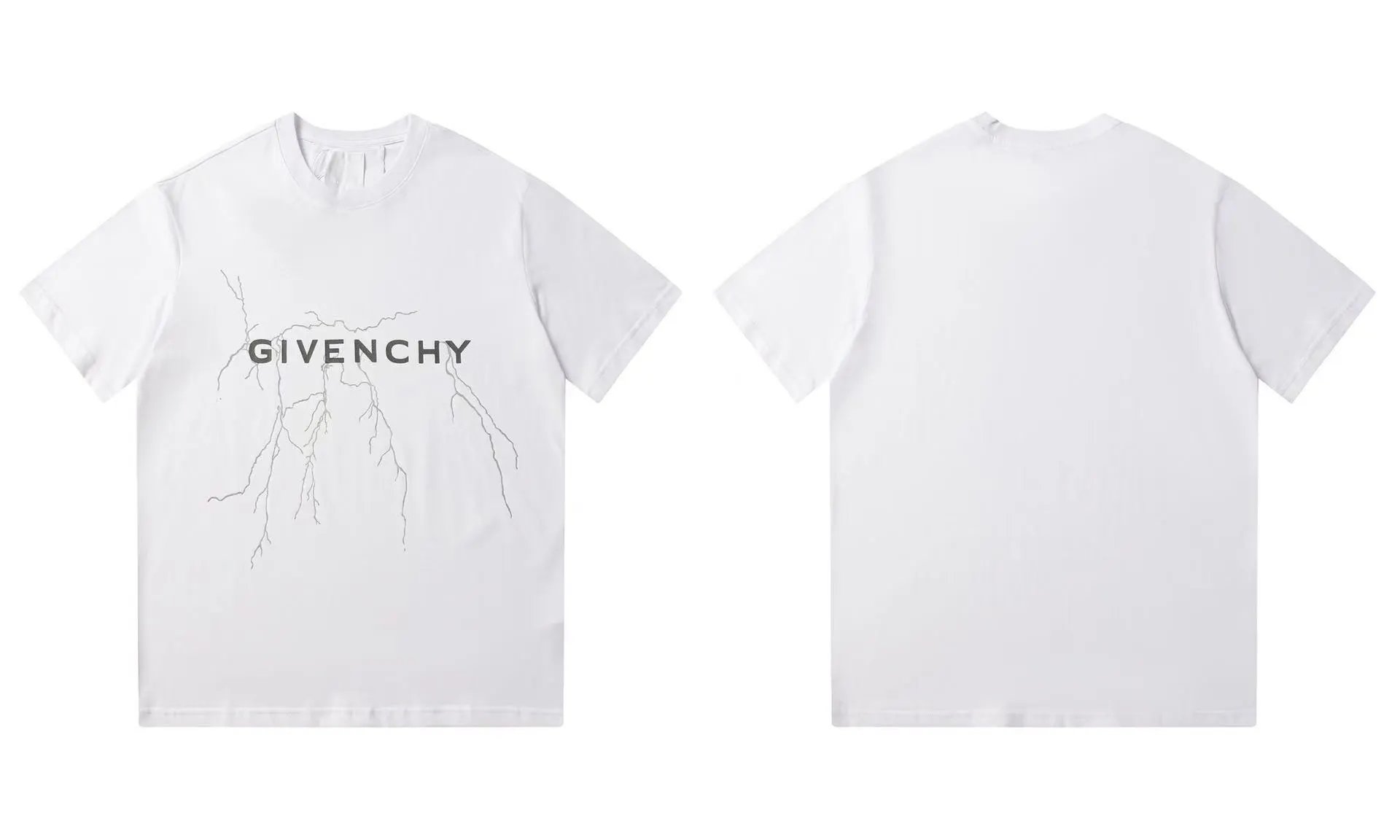 Givenchy T-Shirts Graphic Print Crewneck T-Shirt — 25