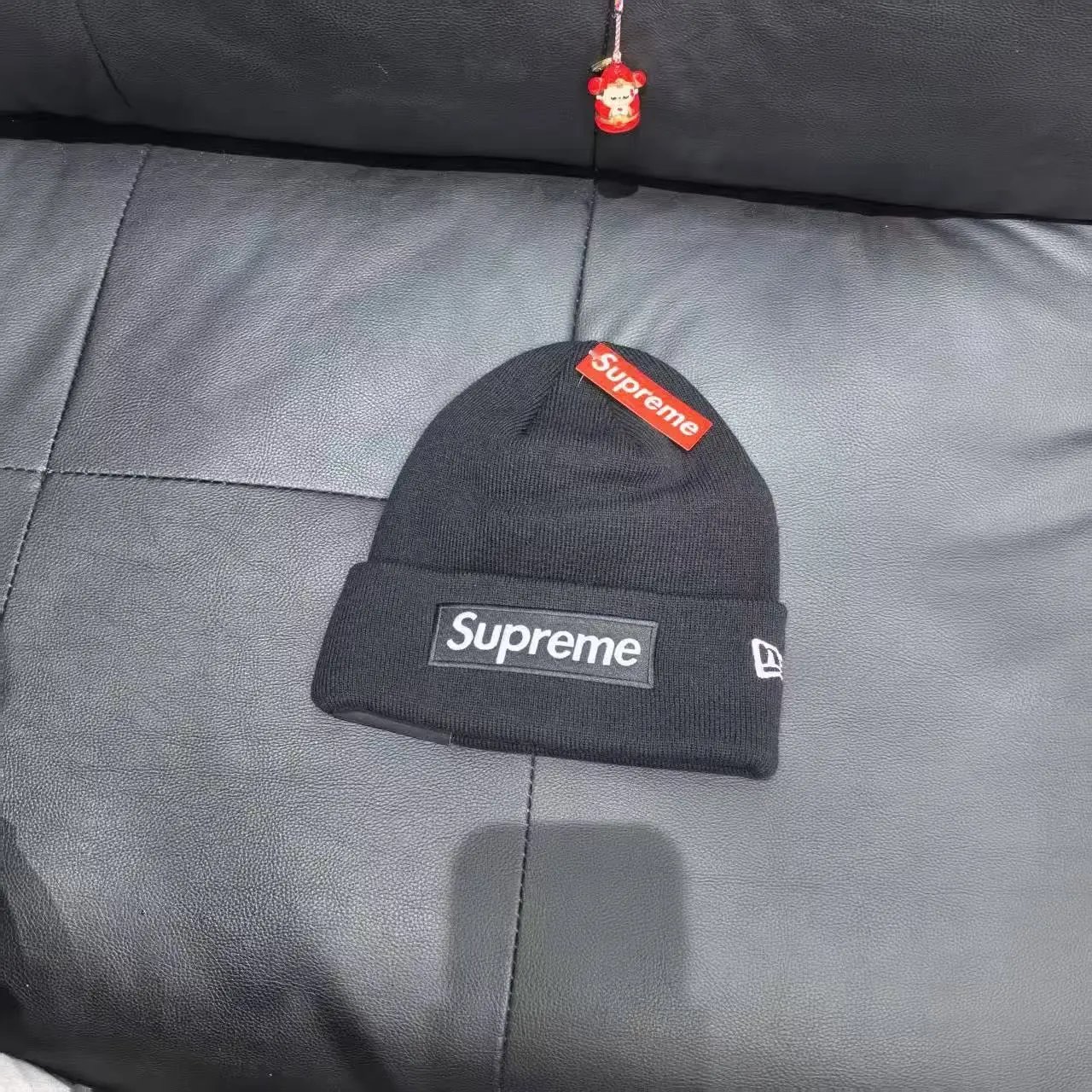 Supreme Hats Bandana Box Logo Knit Beanie — 20