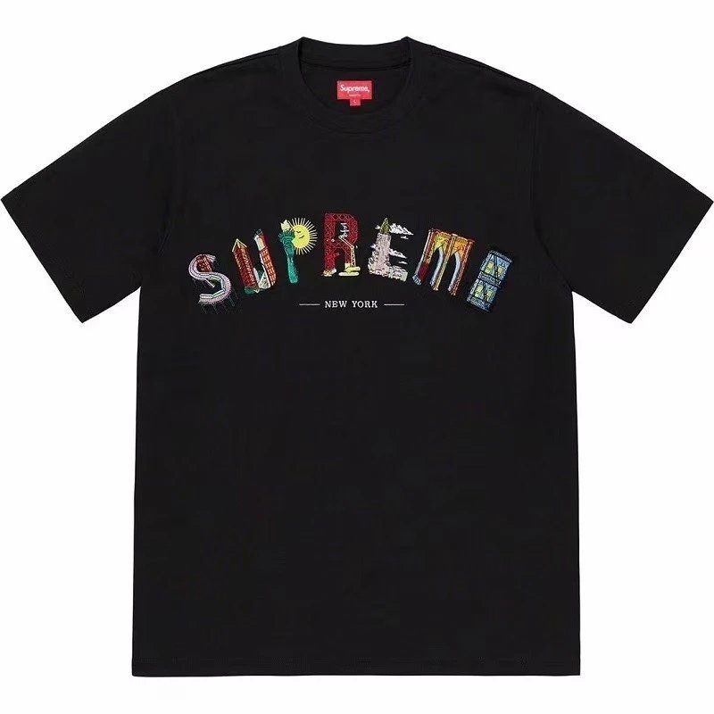 Supreme T-Shirts Short-Sleeve Logo Print — 27