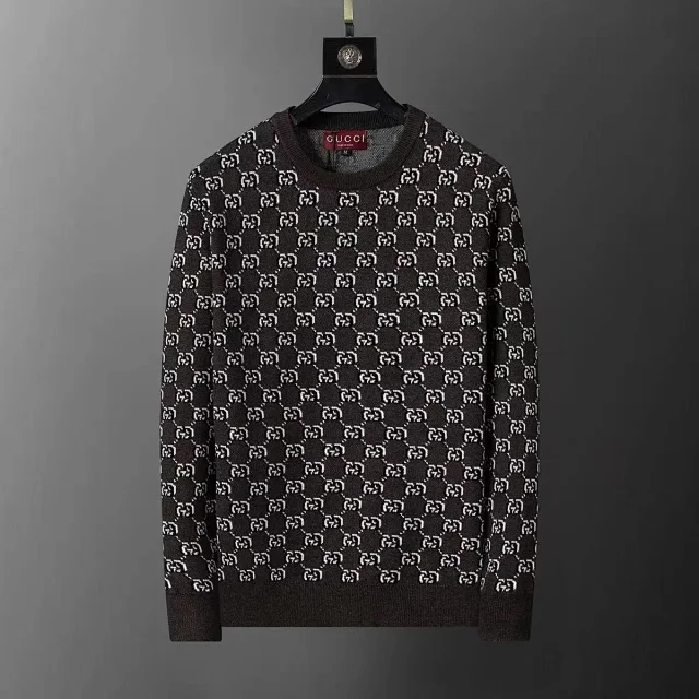 Louis Vuitton Knitwear Long-Sleeve Logo Knit Sweater product detail image 7