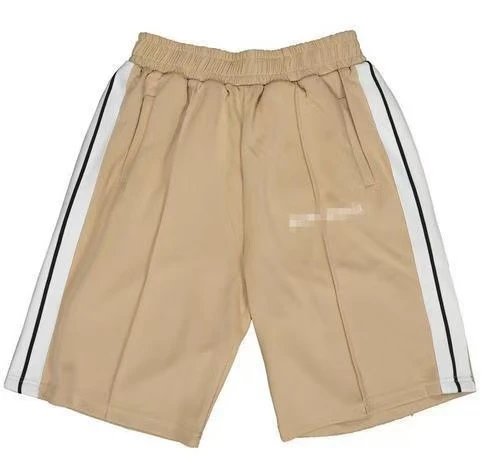 Palm Angels Shorts Elastic-Waist Side-Stripe — 19