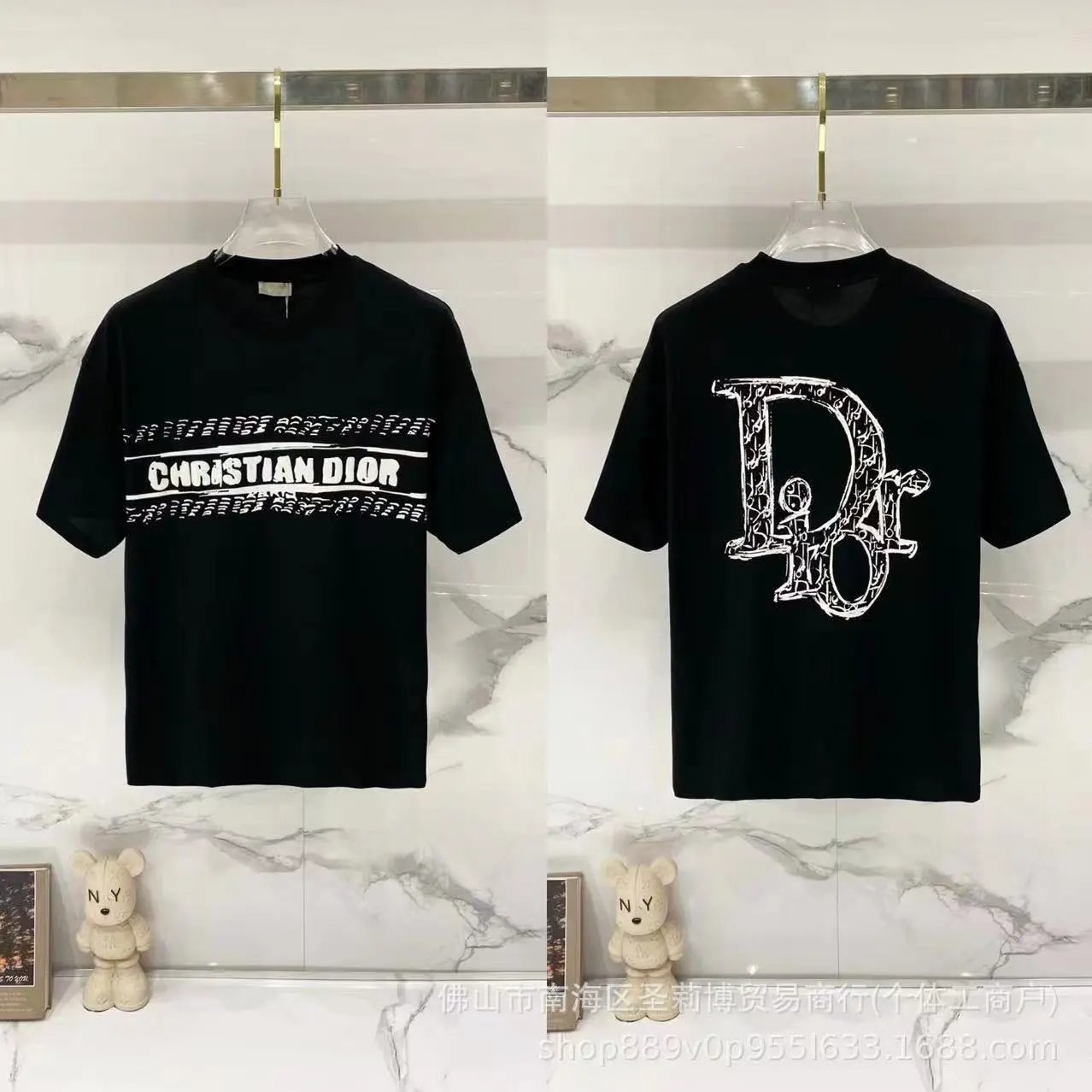 Dior T-Shirts DR42-55 logo graphic short-sleeve — 13