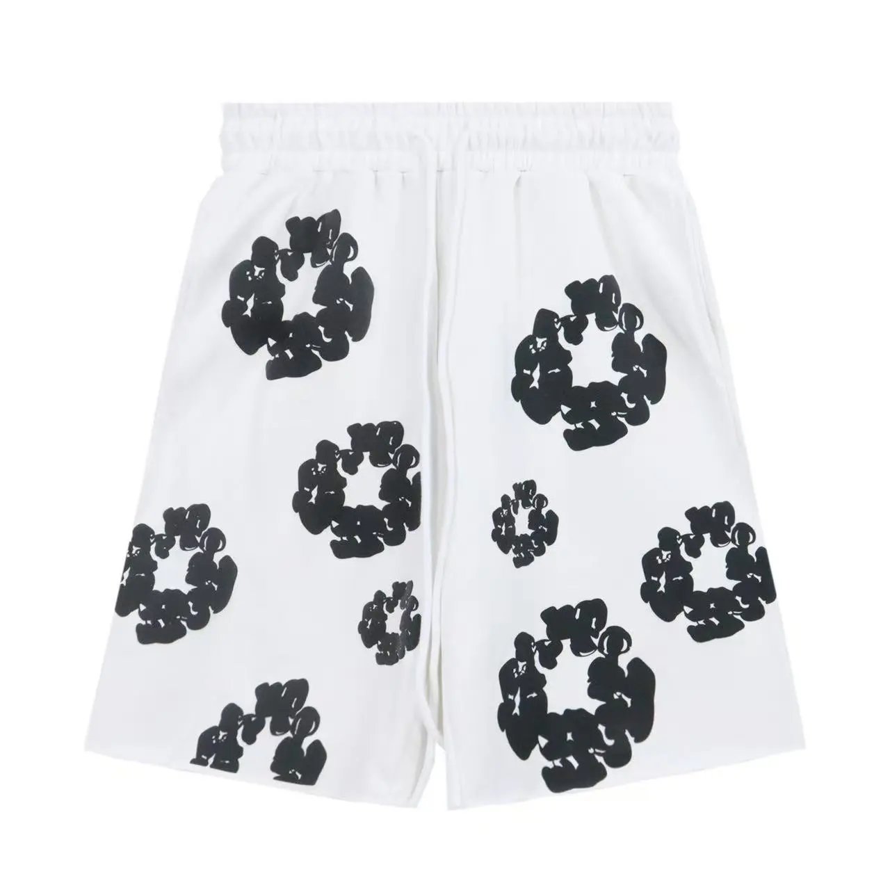 Unbranded Shorts D-0135 Floral Print Drawstring — 12