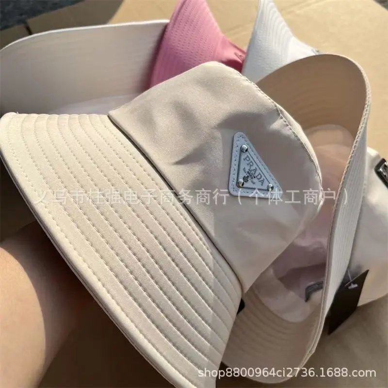 Prada Hats Triangle Plaque Baseball Cap — 30