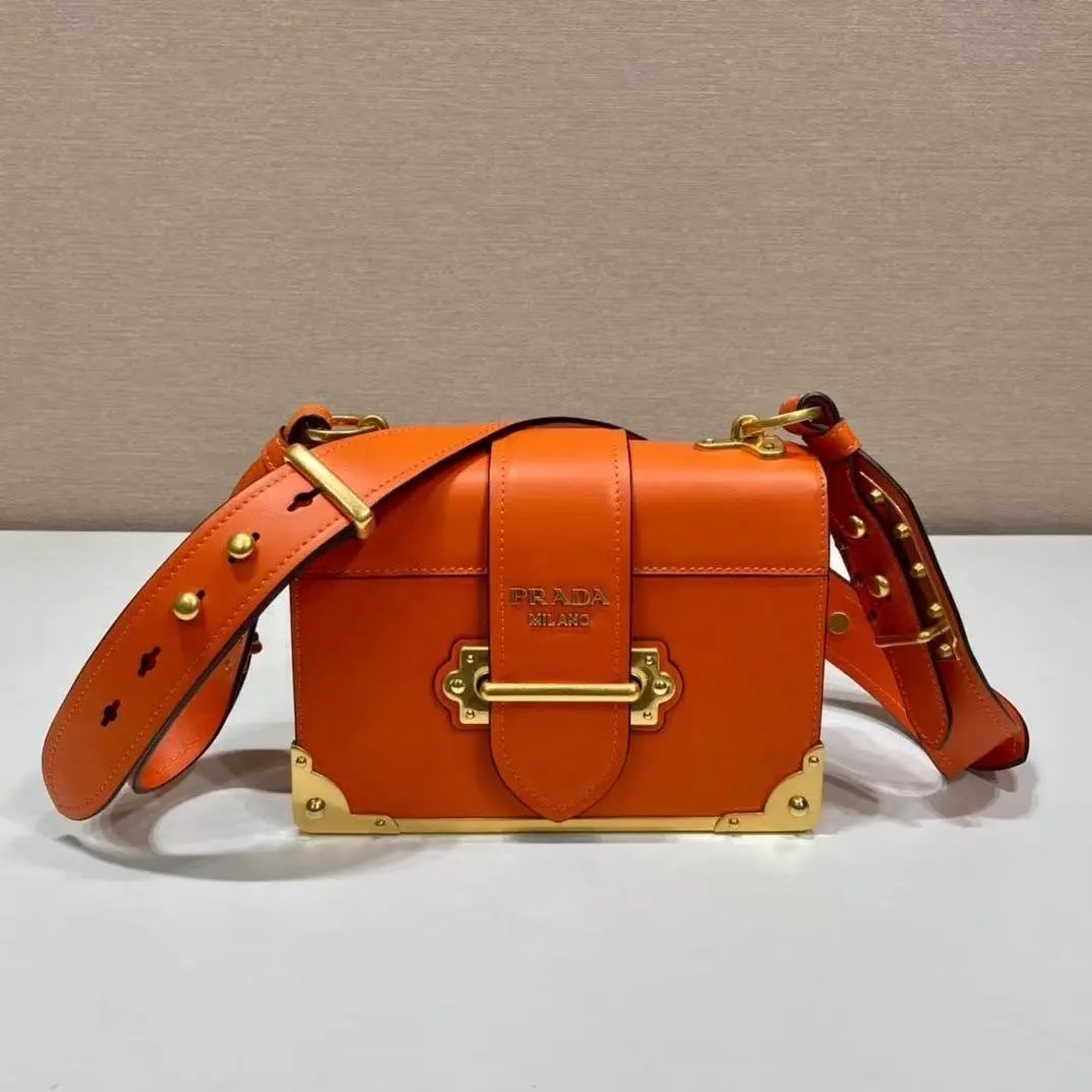 Prada Handbags Top-Handle Zip Satchel with Detachable Shoulder Strap — 12