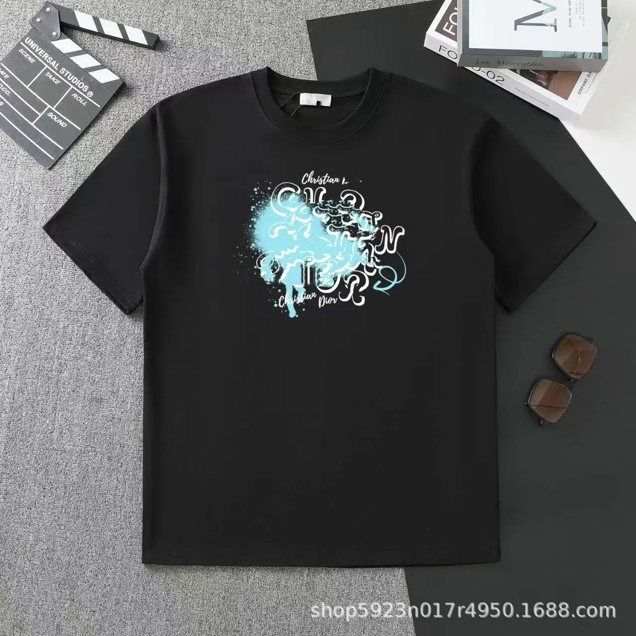 Dior Shirts Short-Sleeve Polo Shirt — 34