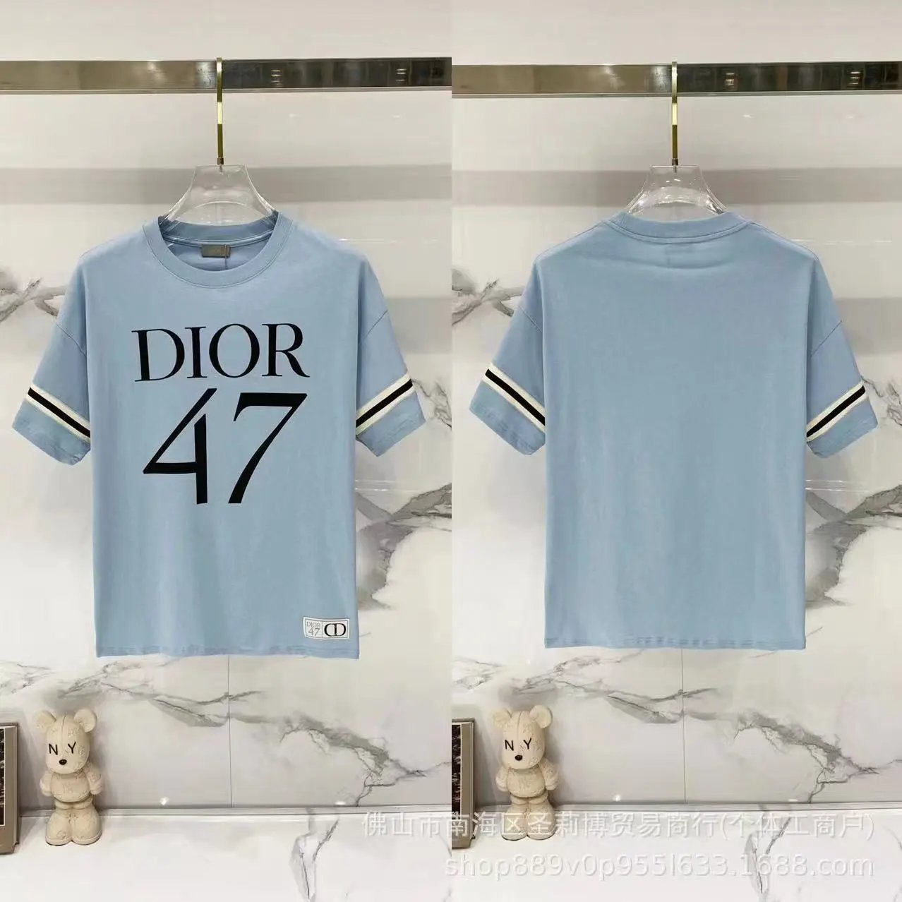 Dior T-Shirts DR42-55 logo graphic short-sleeve — 22