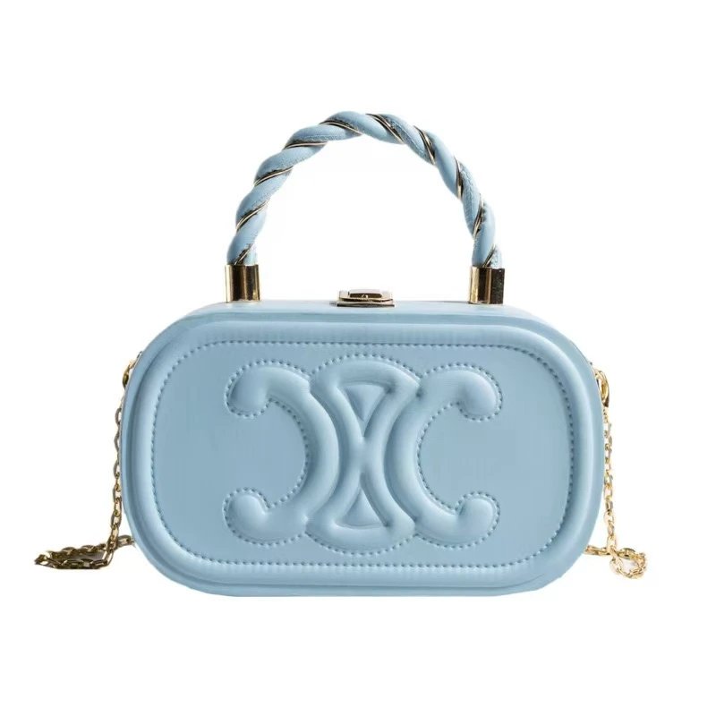 Unbranded Crossbody Bags Mini top-handle bag with embossed double-C motif — 10