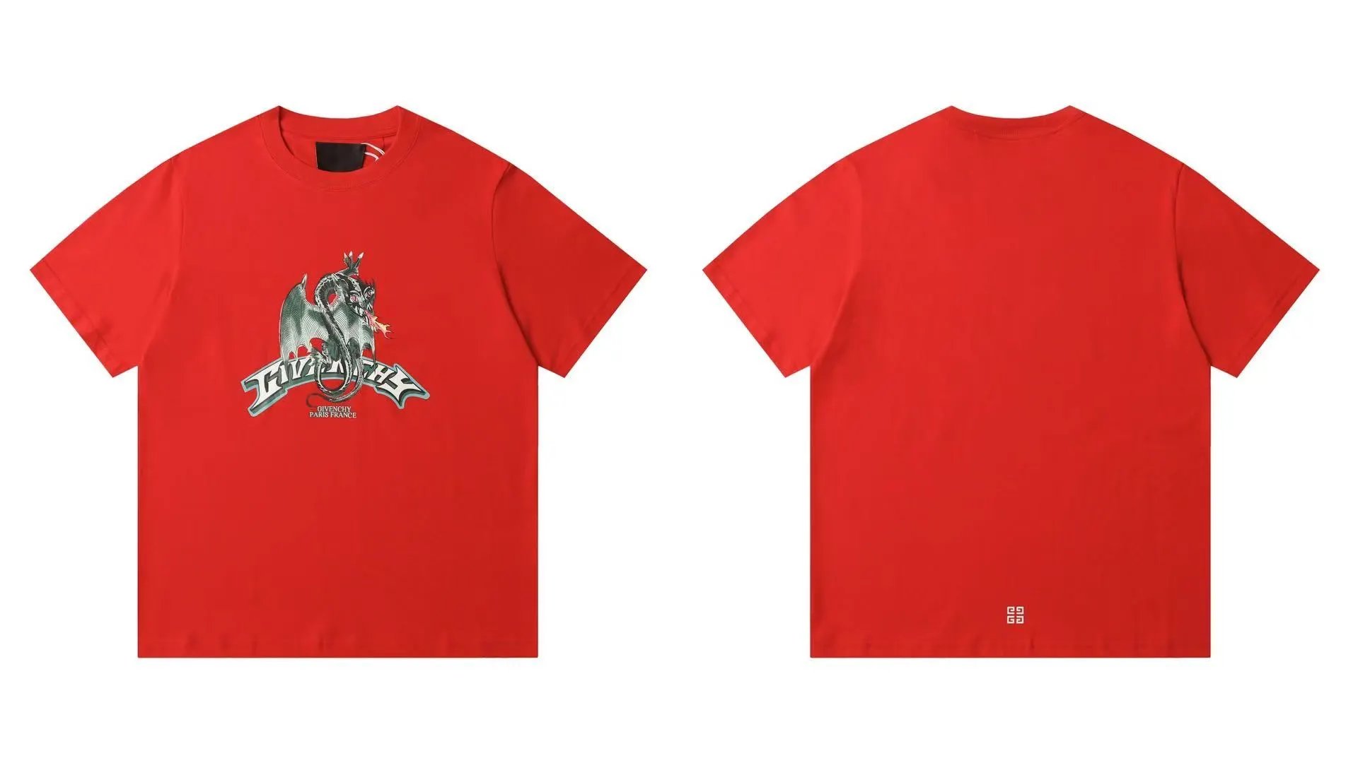 Givenchy T-Shirts Graphic Print Crewneck T-Shirt — 30