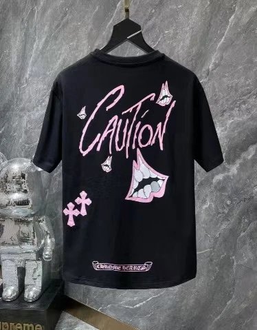 Chrome Hearts T-Shirts Short-Sleeve Cross Graphic — 21