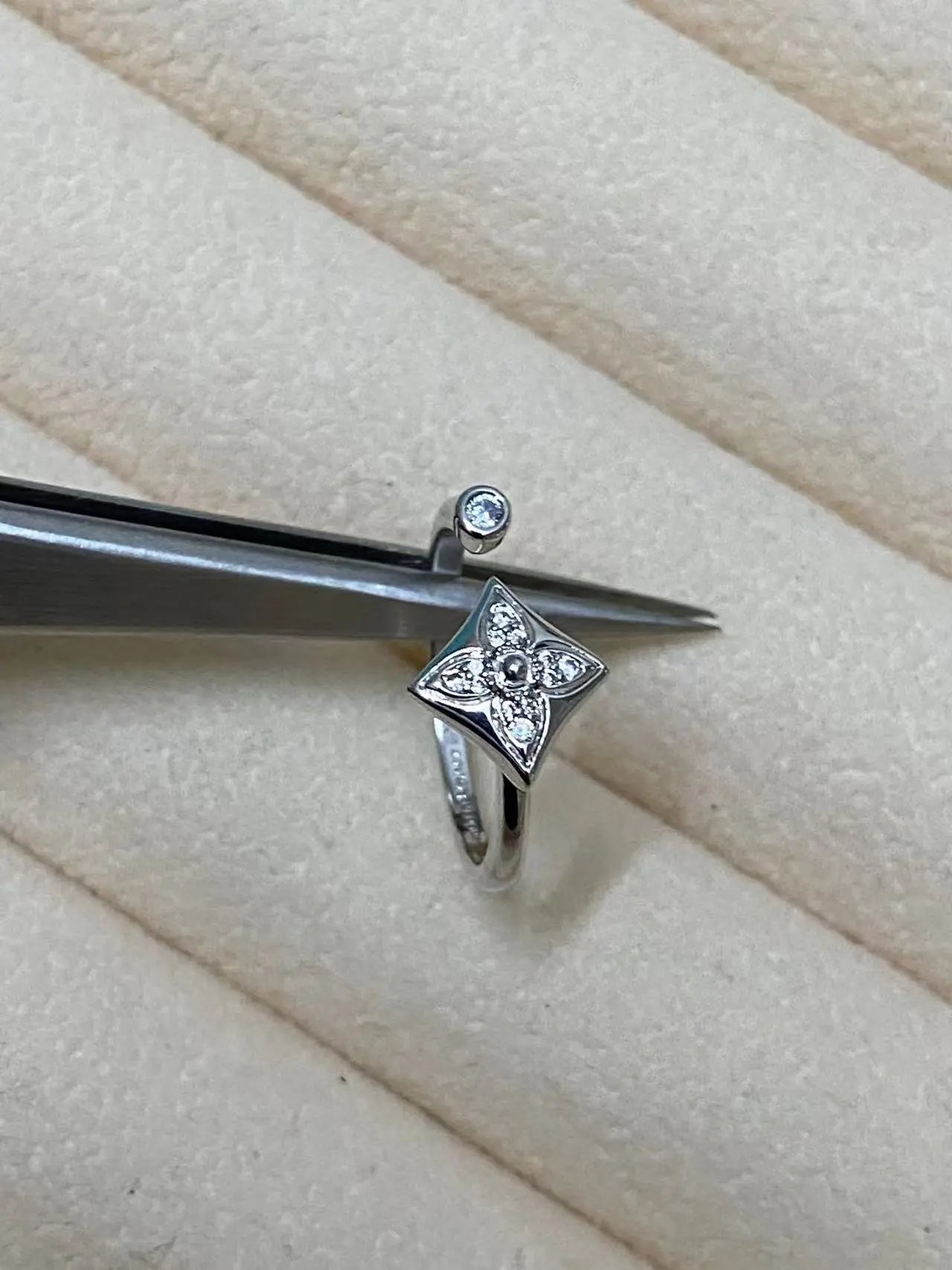 Yves Saint Laurent Jewelry Adjustable YSL Monogram Ring — 25