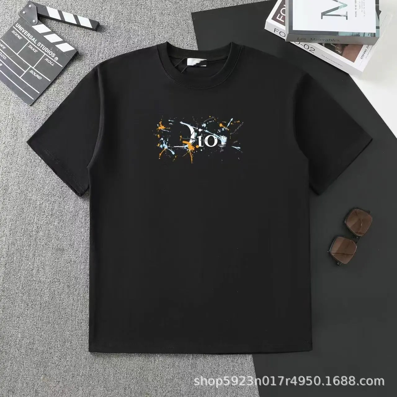 Dior Shirts Short-Sleeve Polo Shirt — 39