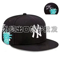 thumbnail for Korean trendy brand hat, Korean version of pure cotton letter baseball cap, couple curved brim sports hat, casual versatile peaked hat-MLMLSPTS0606