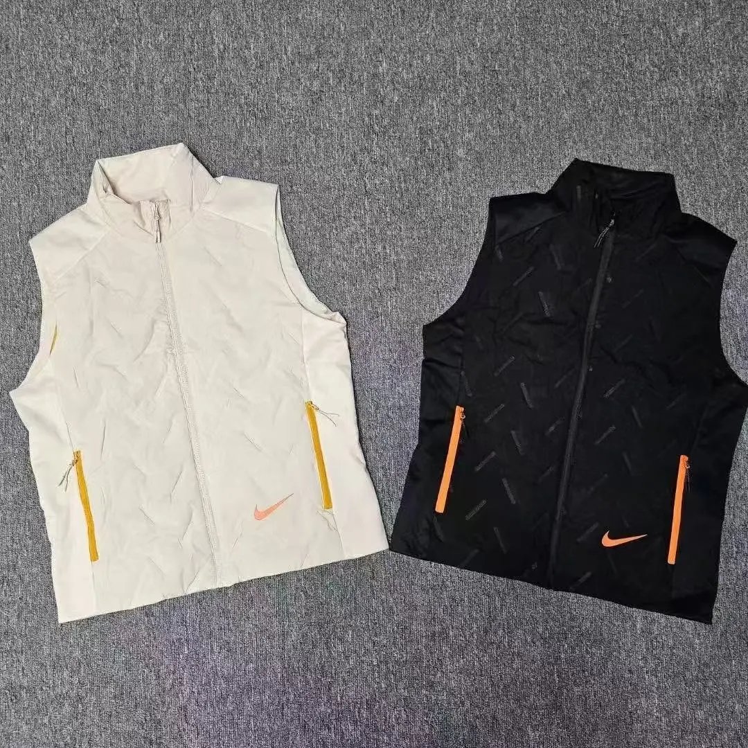 Nike Jackets Hooded zip-up windbreaker — New Vest -07 White