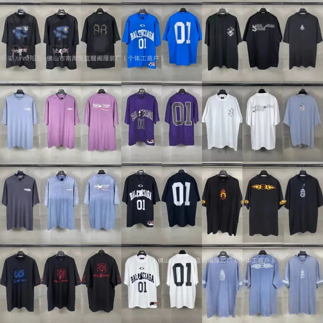 Basketball 01 jersey embroidered printed logo letter short sleeved T-shirt