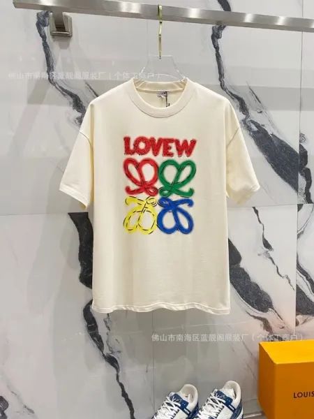 Loewe Anagram Love T-Shirt Beige T-Shirt - 1
