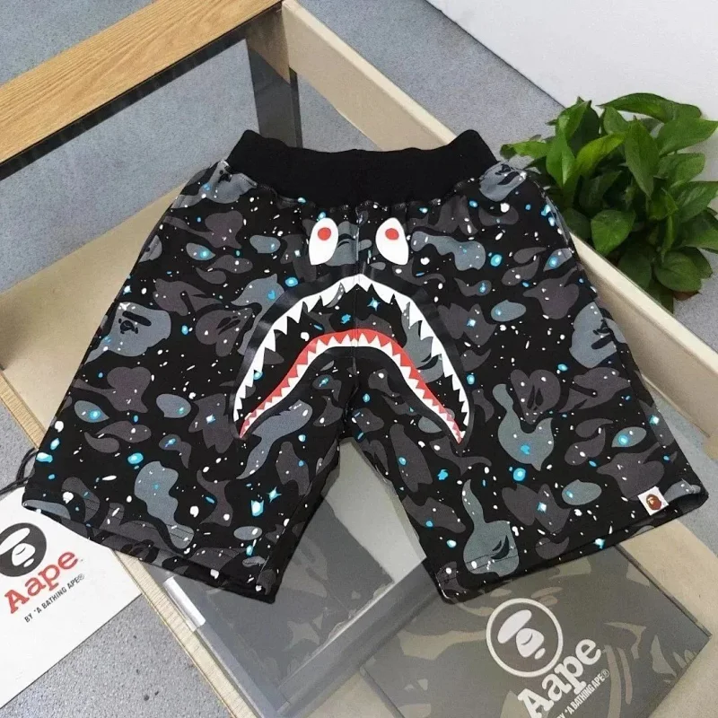 Shark Galaxy Glow Shorts Unisex photo 2