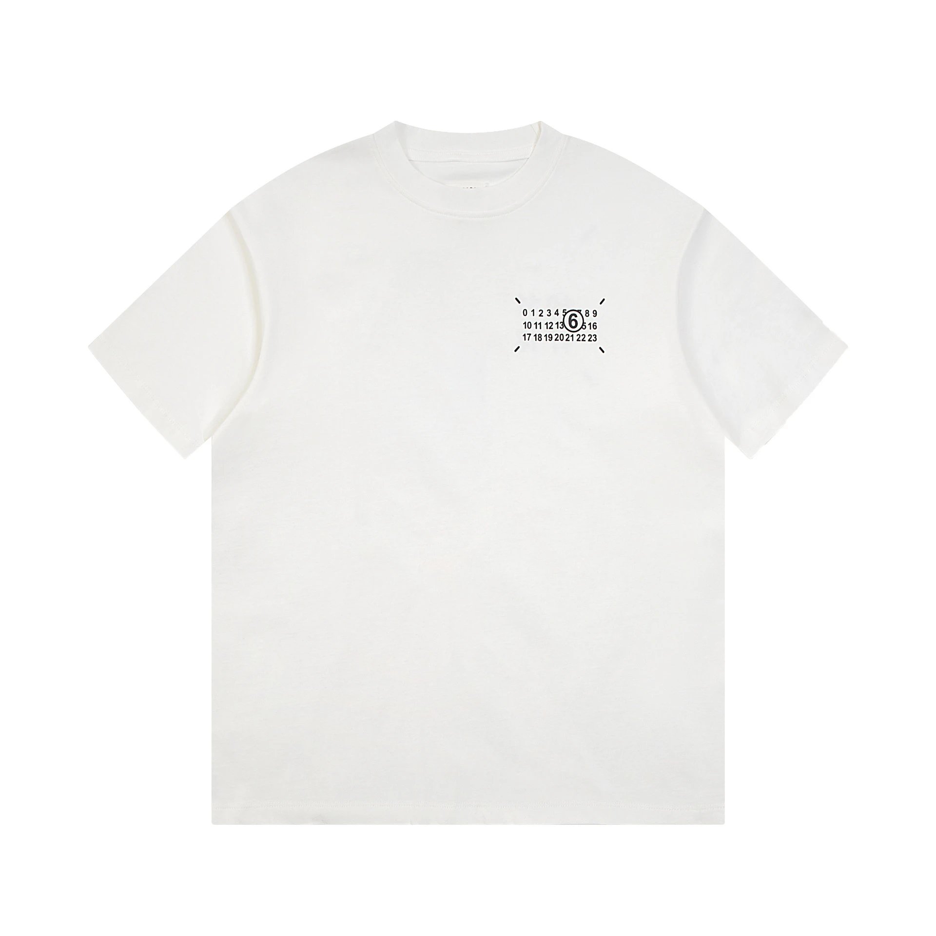 835 White with Front and Back Print