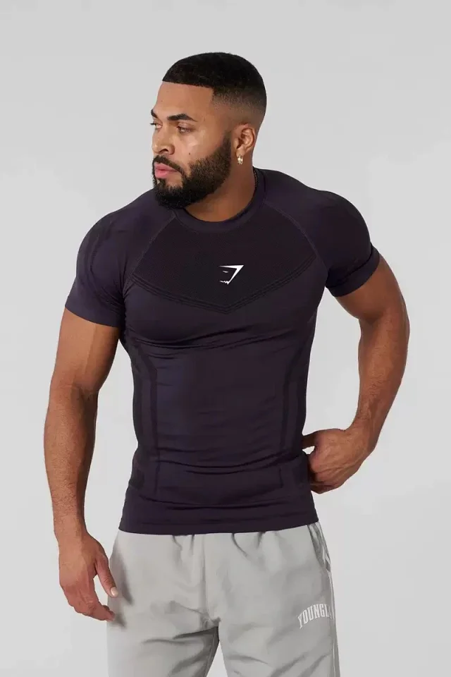 Gymshark T-Shirts Short-Sleeve Compression T-Shirt product detail image 6