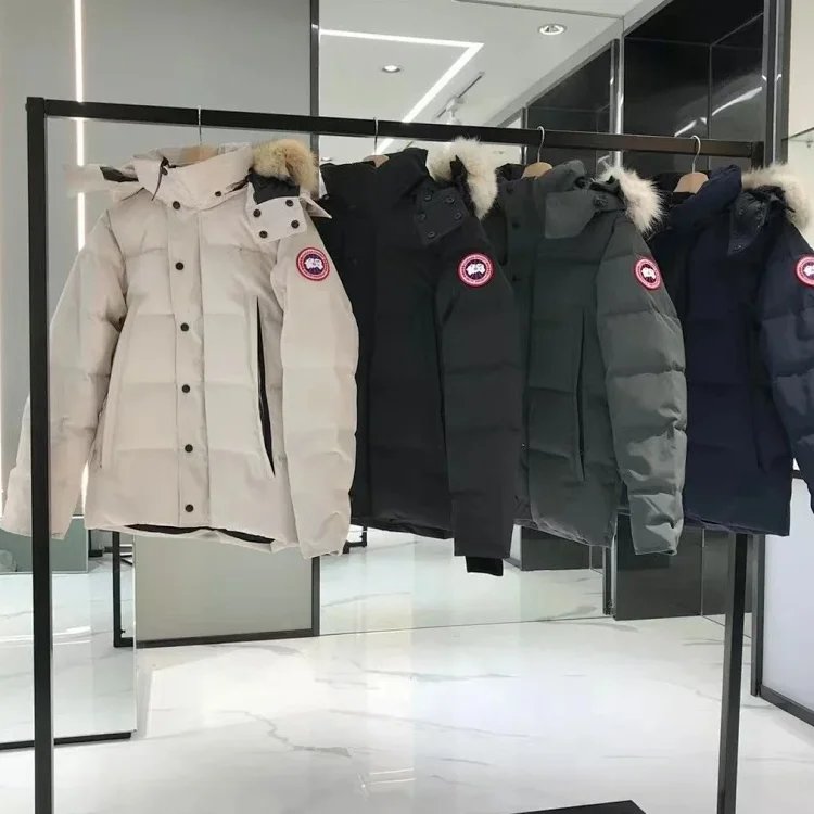 Canada Goose Beige Winter Jacket