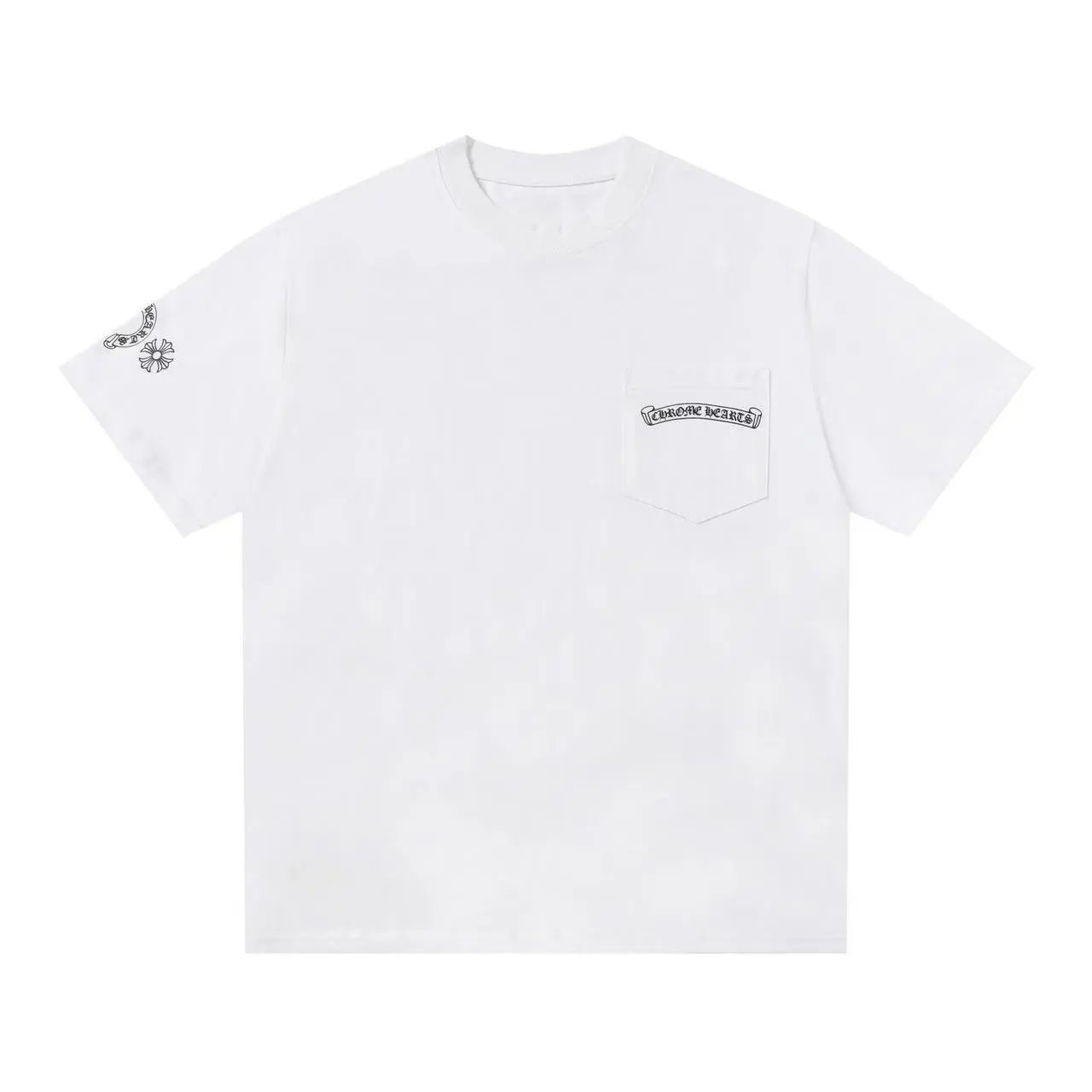 White Short Sleeve Letter 6